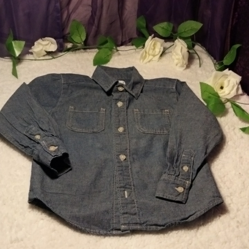 Boys casual button-down shirt